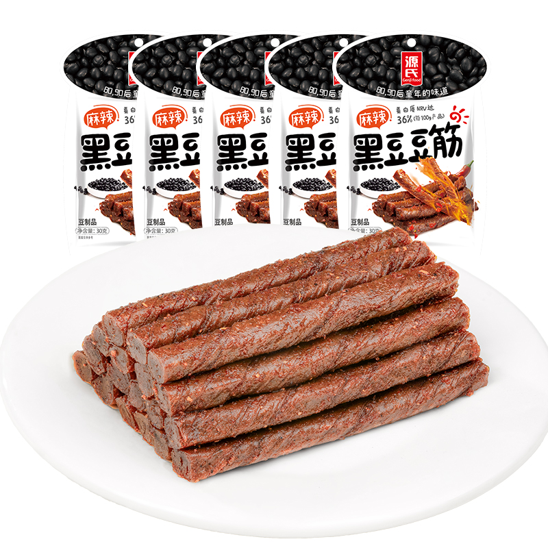 30g麻辣黑豆豆筋